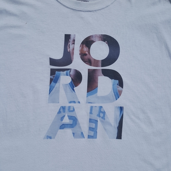 Michael Jordan UNC CarolinaT-SHIRT to match Jordan 4 UNC NWT M L XL - Picture 3 of 4